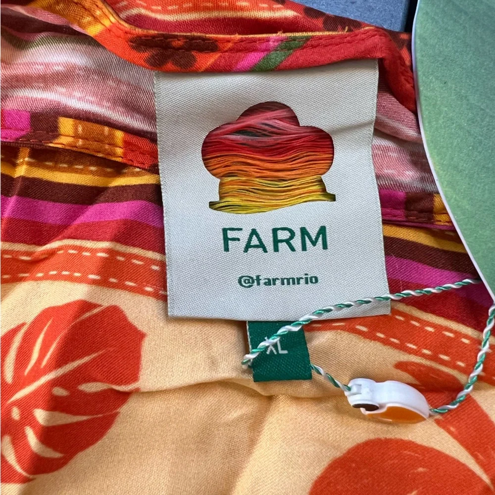 NWT FARM RIO Farm Rio Forest Mixed Scarves Top Size XL. - Picture 5 of 10